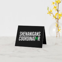 Coordenador de Travessuras do Dia de São Patrício
