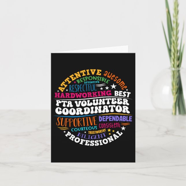 Cartão Coordenador Voluntário Pta de Ociação do Professor (Frente)
