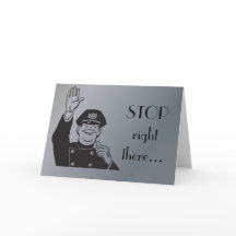 Cop Police Happy Anniversary Retro