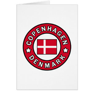 Cartão Copenhague Dinamarca