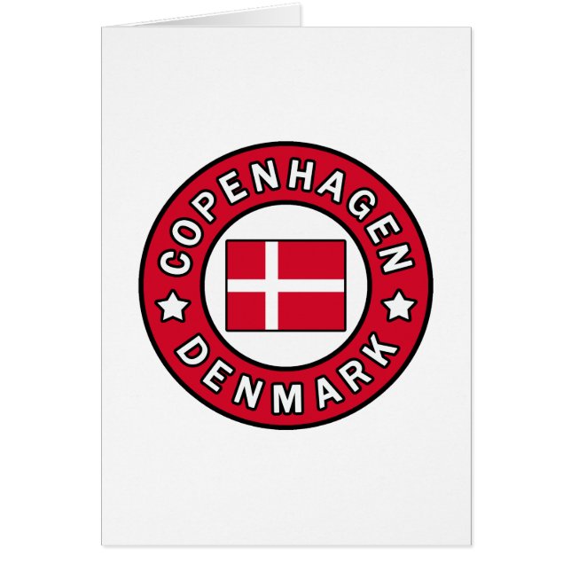 Cartão Copenhague Dinamarca (Frente)