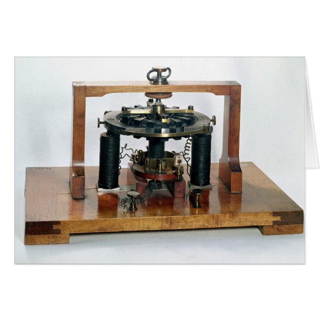 Cartão Cópia da "macchinetta" eletromagnética (Frente Horizontal)