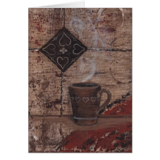 Cartão Copo de café