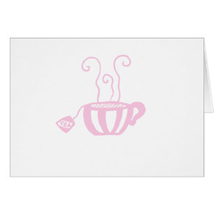Cartão Copo de chá