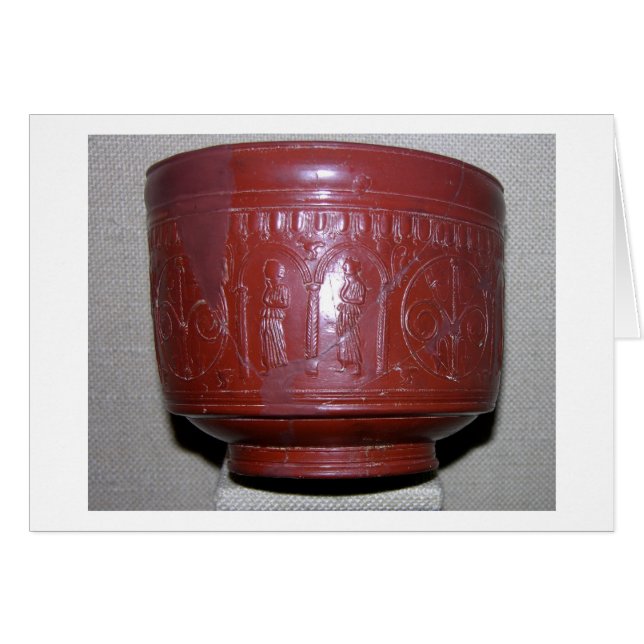 Cartão Copo de Dragondorff, de Graufesenque, c.150 BC (Frente Horizontal)