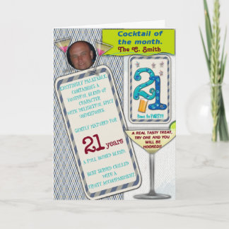 Cartão Coquetel do mês
