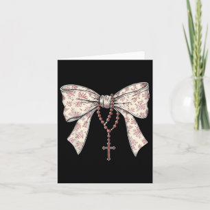 Cartão Coquette Arco Necklace Jesus Cruzando Religião Cri