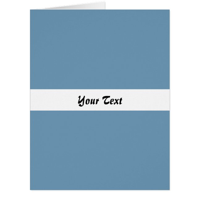 Cartão Cor Azul da Força Aérea (Frente)