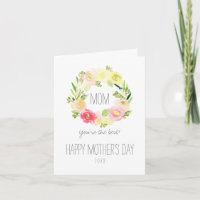 Cor d'água rosa e amarela | Dia das Mães