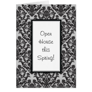 Cartão Cor damasco Negra Dramática