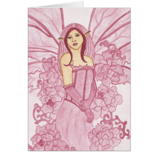 Cartão cor-de-rosa