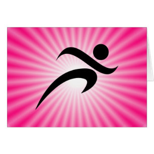 Cartão Cor-de-rosa em execução