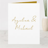 Cor Dourada Elegante Profissional de Caligrafia