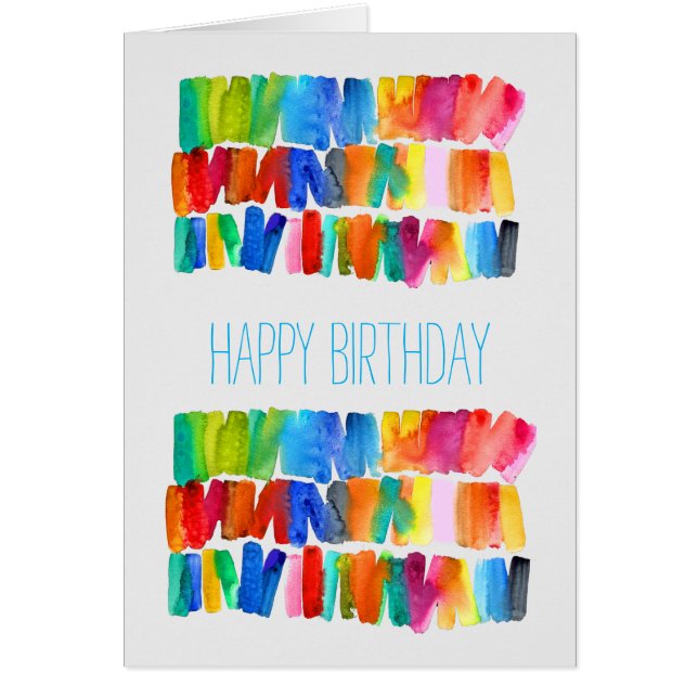 Cartão Cor moderna de abstrato (Frente)