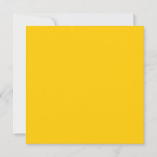 Cartão Cor Sólida do Outono Amarelo de Segurança do Barra