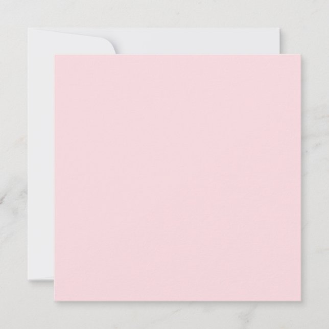 Cartão Cor Sólida Rosa de Chiclete  (Frente)