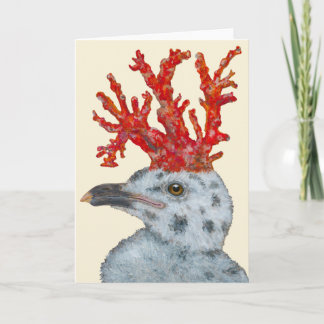 Cartão Cora the gull chick card