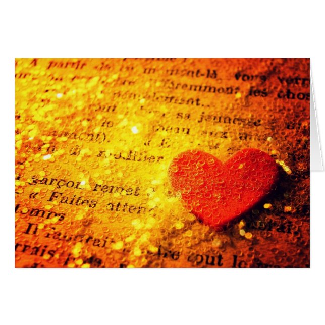 Cartão Coração (Frente Horizontal)