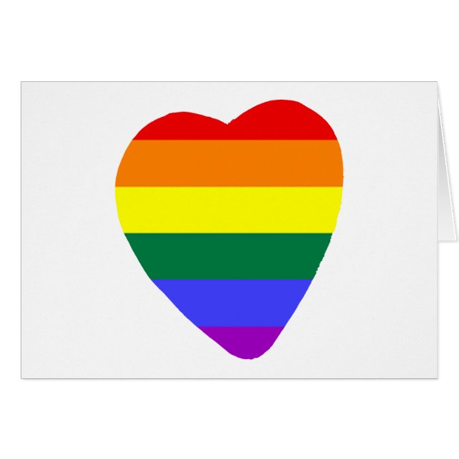 Cartão Coração alegre (Frente Horizontal)