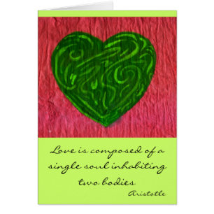 Cartão Coração & alma