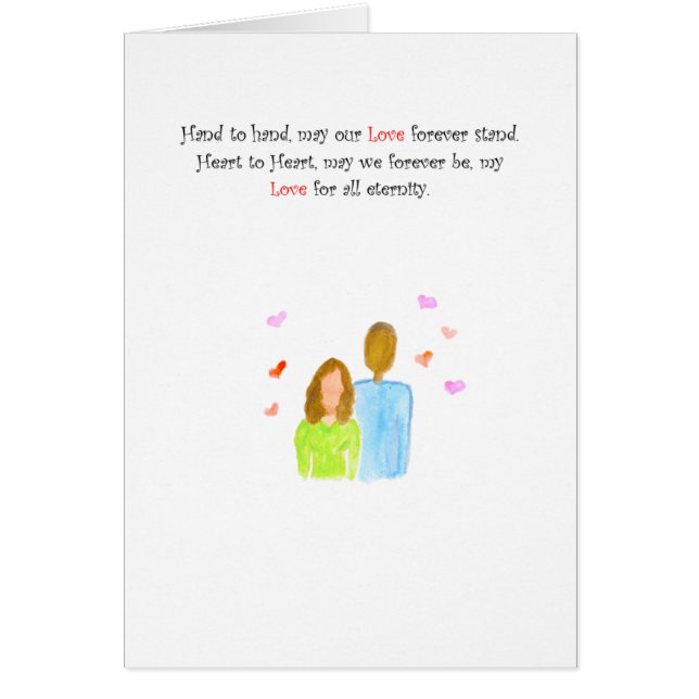 Cartão Coração ao coração WF/BM (Frente)