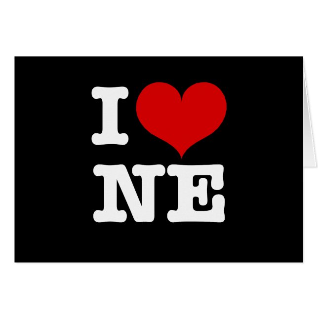 Cartão Coração ao Nordeste Minneapolis! (Frente Horizontal)