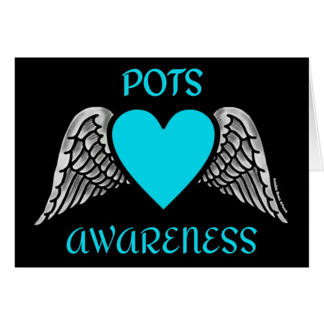 Cartão Coração/Asas...POTES (Frente Horizontal)