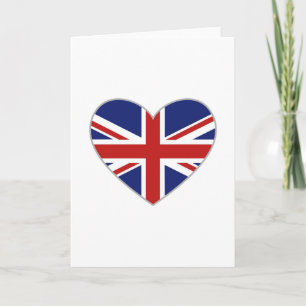 Cartão Coração Britânico