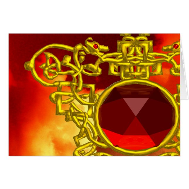 CARTÃO CORAÇÃO CELTICA (Frente Horizontal)