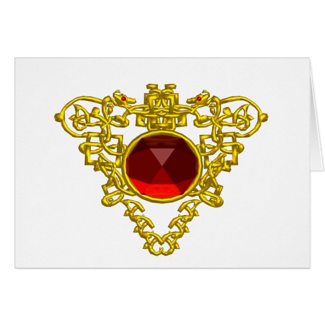 CARTÃO CORAÇÃO CELTICA (Frente Horizontal)