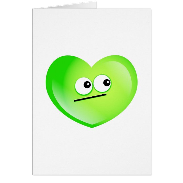 Cartão Coração ciumento (Frente)