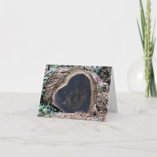 Cartão Coração da floresta (Frente)