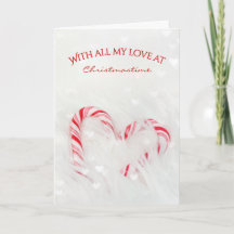 Coração de Amor de Cana de Natal