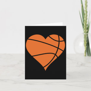 Cartão Coração de Basquete 2