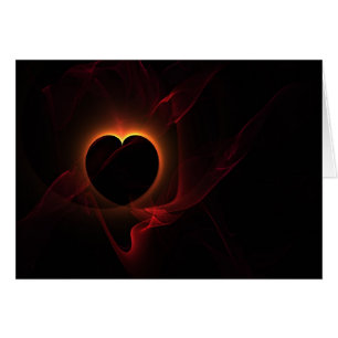 Cartão Coração de Dourado