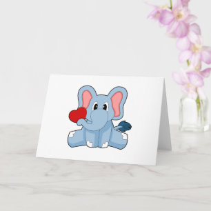 Cartão Coração de Elefante