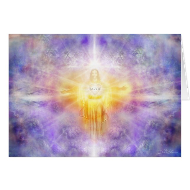 Cartão Coração de Jesus (Frente Horizontal)