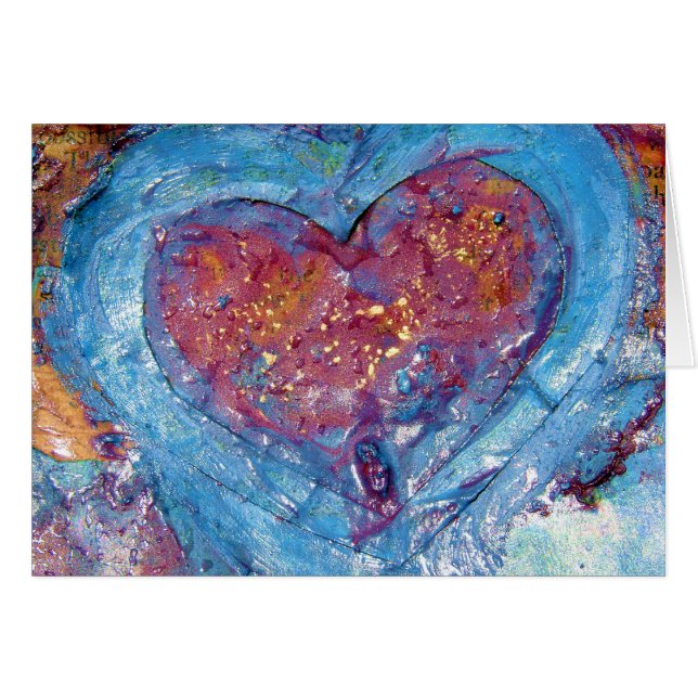 Cartão Coração Derretido (Frente Horizontal)