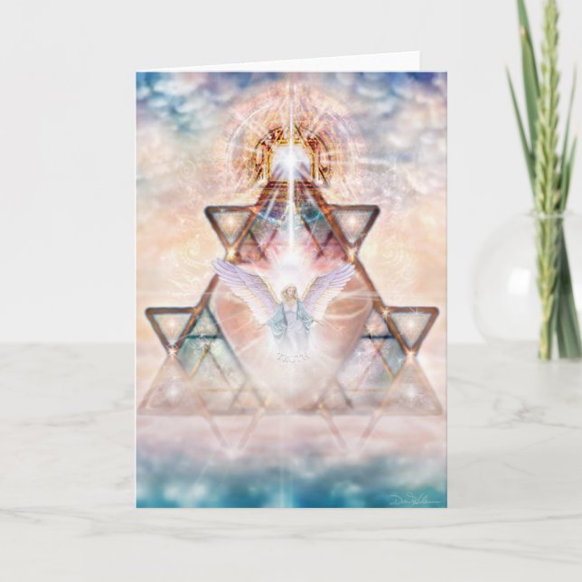 Cartão Coração do anjo (Frente)