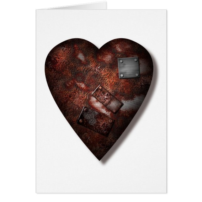 Cartão Coração do metal (Frente)