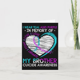 Cartão Coração Em Memória Do Meu Irmão Conscientização So
