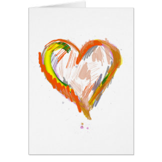 Cartão Coração Escrivível