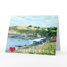Coração Personalizado Bessys Cove Penzance Cornwal