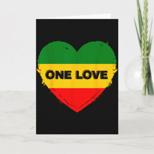 Cartão Coração Reggae Um Amor Rasta Música Reggae Rastafa