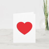 Coração Vermelho Branco Moderno Simples Gráfico
