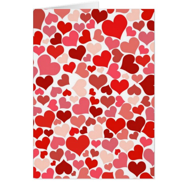 Cartão Corações (Frente)