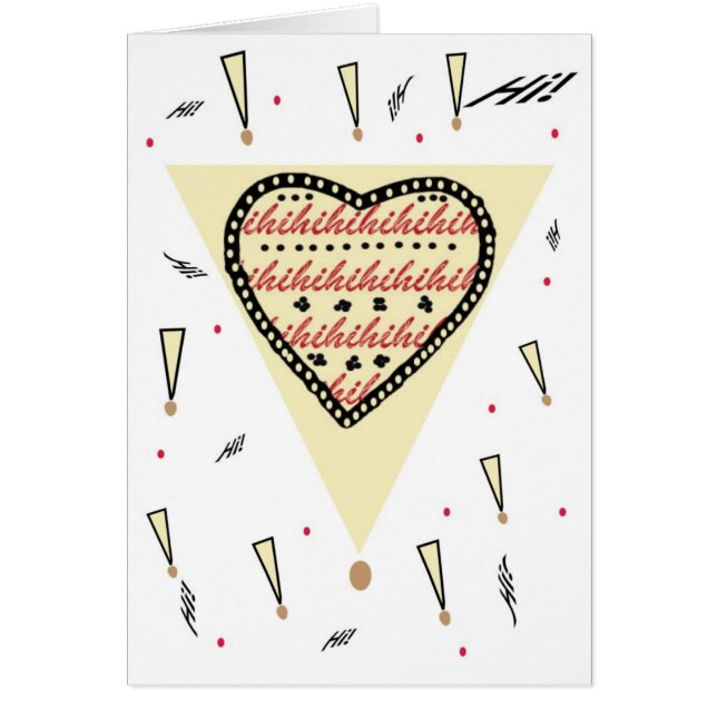 Cartão Corações (Frente)