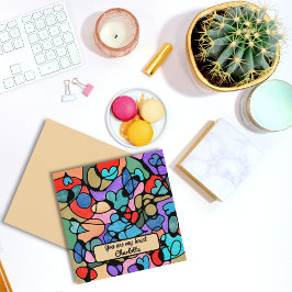 Cartão CORAÇÕES ACRÓPOLE DIGITAL DE Aquarela