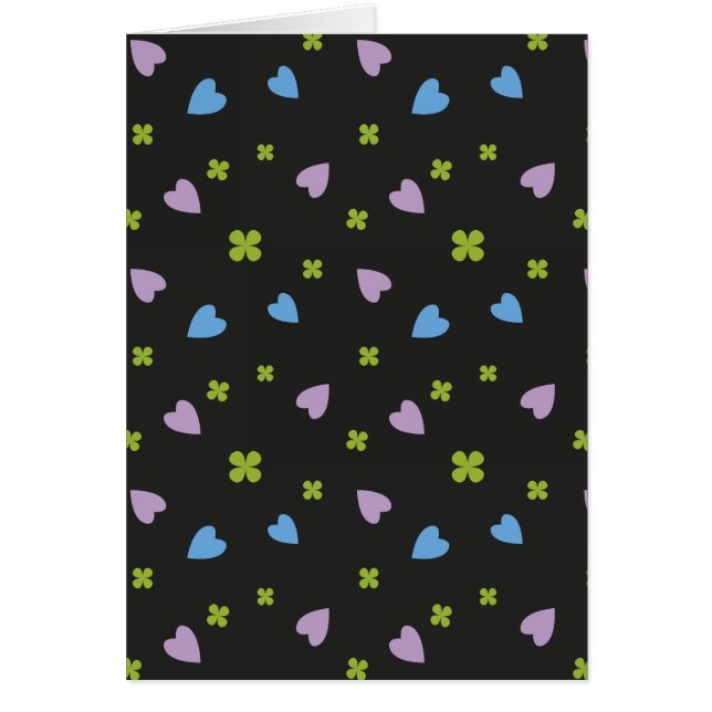 Cartão Corações de Amor (Frente)