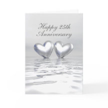 Corações de Aniversário de Prata (Alto)